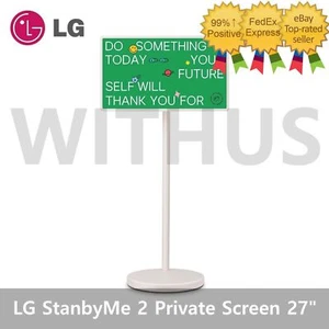 LG StanbyMe 2 Private Screen 27" Moving Smart Touch Screen 27LX6TPGA NEW SEALED - Picture 1 of 12
