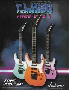 Jackson X Series Soloist SL4X 2018 guitarra eléctrica anuncio 8 x 11 impresión de anuncio - Imagen 1 de 3
