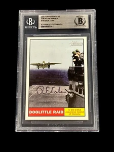 Richard Dick Cole Doolittle Raid Signed Autograph Topps Heritage Beckett BAS - Picture 1 of 2