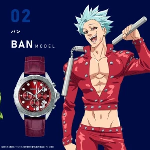 GARRACK Seven Deadly Sins BAN Watch collaboration Limited Red Anime Japan New - Picture 1 of 9