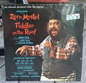 Fiddler On The Roof Original Broadway Cast Zero Mostel Vinyl Record 1964 - Picture 1 of 10