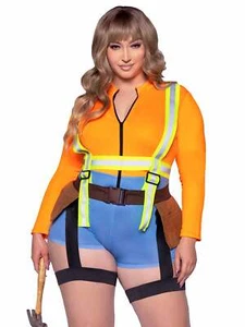 Brand New Nailed It Construction Worker Costume Leg Avenue 87108X - Picture 1 of 7