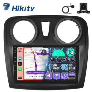 9" Android Kabellos Carplay Radio Für Dacia Logan Sandero 2 mit GPS Navi Kamera - Bild 1 von 15
