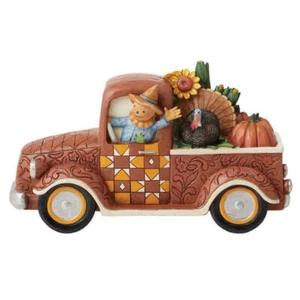 Jim Shore Harvest Pickup Truck Figurine-6012760 - Picture 1 of 4