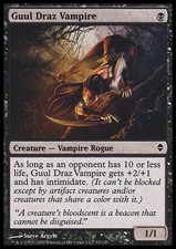 Magic the Gathering MTG Guul Draz Vampire (93) Zendikar   NM