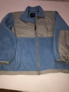 Chaqueta gris azul Denali para niñas The North Face talla grande grande - Imagen 1 de 8