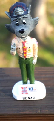 Bobblehead raro Hartford Wolf Pack sonar como escoteiro - Imagem 1 de 2