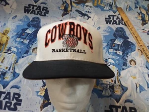 Vintage Oklahoma State Cowboys Snapback Hat Nwt 90s Basketball  - Picture 1 of 9