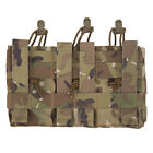 Triple Molle Mag Pouch With Elastic Cord Cordura Fixed Solidly Triple Magazi