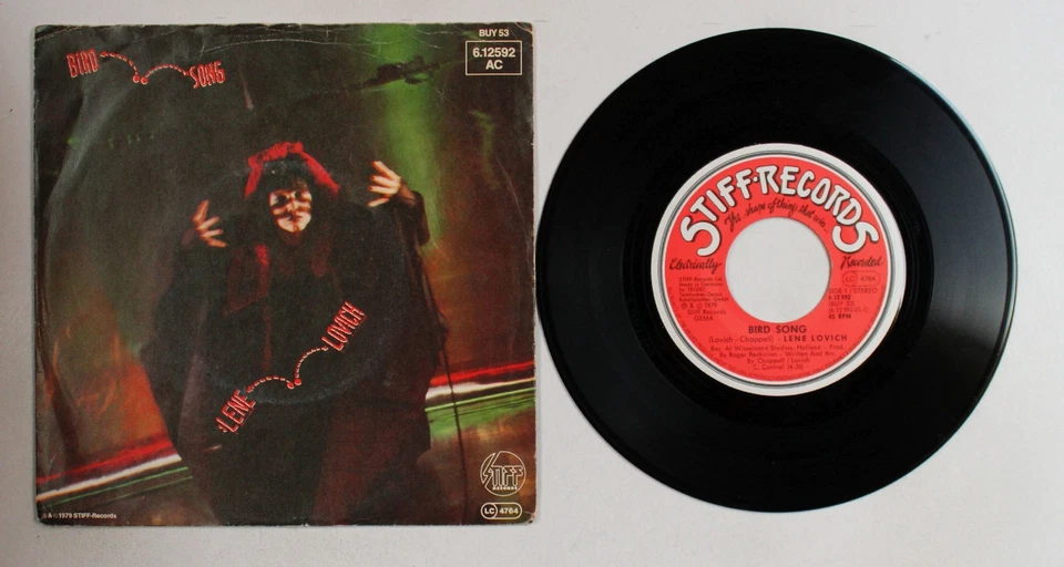 Lene Lovich Bird Song GER 7inch Vinyl Single 1979 New Wave Stiff Records - Bild 1 von 1