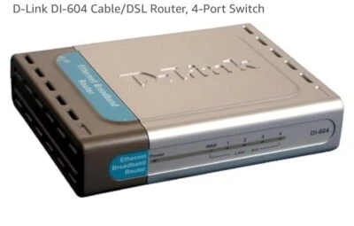 D-Link DI-604 Cable/DSL Router, 4-Port Switch  - Image 1 of 4