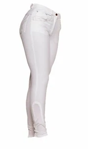 Jodhpur Riding Micro Breeches Ladies Silicone Grip Full Seat Cotton Horse Equine - Picture 1 of 6
