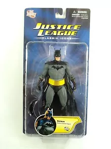 DC Universe - DC DIRECT - BATMAN Justice League Icons - auf Karte NEU "6 Figuren - Bild 1 von 4