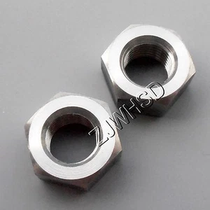 2pcs M12 Ti tanium Hex Nut / Pro Aerospace Grade for Bike Motorcycle Car Boat - Picture 1 of 1