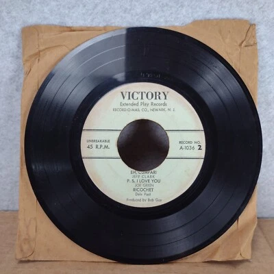 RECORD-O-MAIL RECORDS-Jeff Clark–EH COMPARI-45 Vinyl-BG-1031/A-1036 - Image 1 of 4