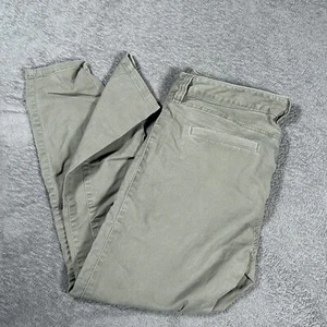 Ann Taylor LOFT Women’s 8P Marisa Fit Chino Pants Gray Cotton Spandex Petite - Picture 1 of 9