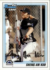 2010 Bowman Prospects #BP52 Sheng-An Kuo