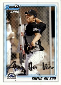 2010 Bowman Prospects #BP52 Sheng-An Kuo