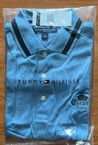 Hilfiger/Corona Extra - Embroidered Logo Golf Shirt - Size M - NWT - Picture 1 of 5