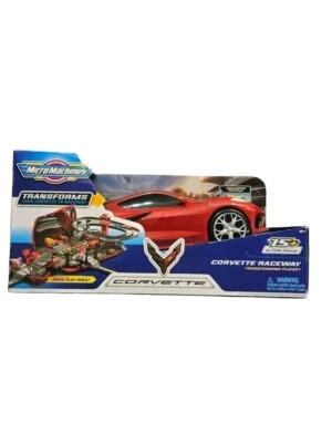 Micro Machines Official C8 Corvette Transforming Racetrack Playset - Image 1 of 4
