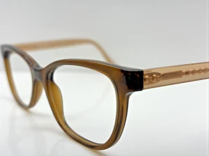 Authentic COACH HC 6072 5328 Brown Glitter Lt Brown 52MM Eyeglasses - Imagen 1 de 8