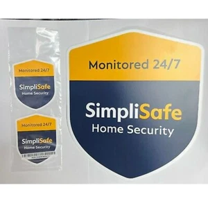 New SimpliSafe Yard Sign w/Heavy Duty Stake + 3 Months Free Security Monitoring! - Picture 1 of 4