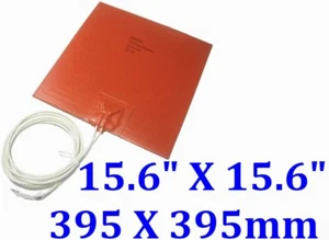 Almohadilla térmica de goma de silicona JSR de 15,6" X 15,6" 395 X 395 mm 700 W con 3M CE UL - Imagen 1 de 12