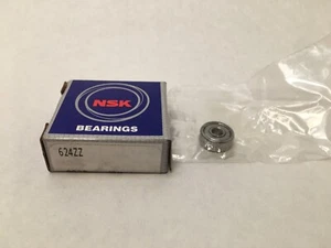 NSK 624ZZ Bearing Metal Sealed 4x13x5 mm 624 ZZ Z M C3 E 624Z Japan - Picture 1 of 7