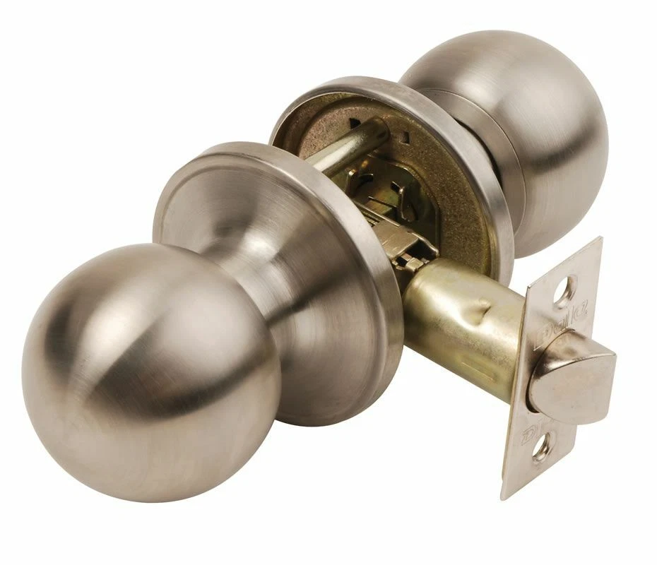 Stainless Steel Bala Round Passage Internal Door Knob Set c/w Adjustable Latch - Image 1 of 1