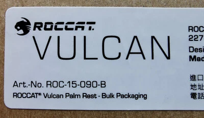 Roccat Vulcan Handballenauflage - Bild 1 von 2