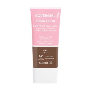 COVERGIRL, Clean Fresh Skin Milk Foundation, Dark, 1 Count - Picture 1 of 9