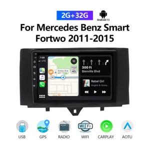 Radio estéreo para automóvil para Benz Smart Fortwo 2011-2015 Android 13.0 GPS navegación WIFI 32G - Imagen 1 de 19