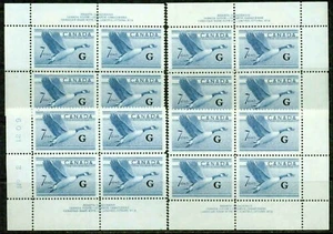 CANADA 1951-3 – CANADA GOOSE MATCHED SET / PL.#2 - VF** - Picture 1 of 1
