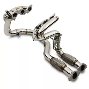 STAINLESS EXHAUST MANIFOLD DOWNPIPES FOR FORD MONDEO MK3 ST 220 ST220 V6 2002-07 - Picture 1 of 8