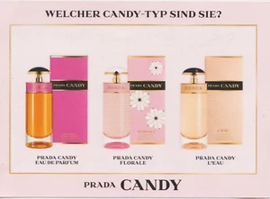 Werbekarte Postkartenformat - Candy von Prada beidseitig - Bild 1 von 2