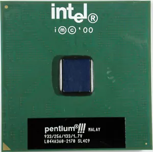 INTEL Pentium III 933mhz CPU Processor 256/133 1.7v Socket 370 SL4C9 - Picture 1 of 1