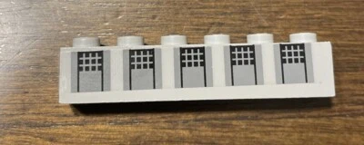 LEGO Star Wars 1x6 con cuadrados gris azulado oscuro y patrón de rejillas negras 10195 Foto 1 de 4