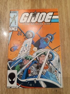 1988 G.I. Joe A Real American Hero #34 34 Key Issue Marvel Comics ARAH Bagged - Picture 1 of 7