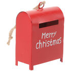 Xmas Mailbox Pendant Red Holiday Letter Box for Christmas Party Decorations-GV