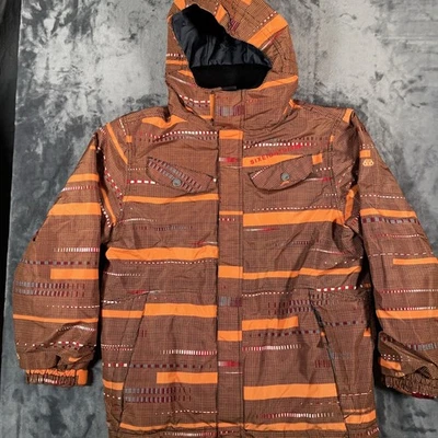 686 Snowboard Jacket Smarty Echo Boys XL Orange InfiDRY 8K Insulated Hooded - Image 1 of 4