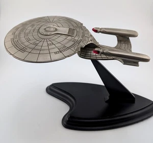 Franklin Mint Star Trek The Next Generation Pewter U.S.S Enterprise NCC-1701-D - Bild 1 von 10