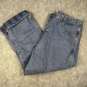 C.E. Pantalones de mezclilla de carpintero forrados de franela Schmidt para hombre talla 42 x 32 100 % algodón - Imagen 1 de 14