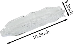 6PCS Transparent Plastic Corn Trays, Corn Dish, Cob Dinnerware, Suitable for ... - Picture 1 of 12