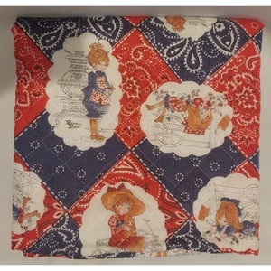 Petticoats & Pantaloons Vintage 44"×41.5" Piece of Fabric for Sewing - Picture 1 of 10