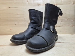 UGG ROCKVILLE BIKER INVIERNO BOTAS BOTINES BOTAS FORRADAS T:42 UK:8 - Imagen 1 de 7