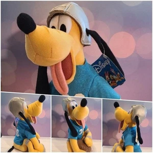Stuffed Toy PLUTO with Jersey, Football and Helmet Disney with TAGS preowned - Picture 1 of 11