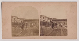 STEREO anonyme - Lieu et scène à identifier - Vintage albumen print c.1858 - Picture 1 of 1