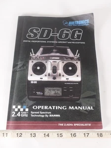 Operating Manual Book for Airtronics SD-6G Remote Control R/C Aircraft Plane - Picture 1 of 8