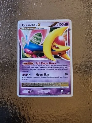 Pokémon TCG Cresselia LV.X Holo Ultra Rare Card 103/106 Great Encounters - Image 1 of 4