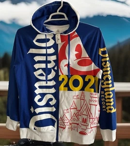 Disney Parks Disneyland Resort 2021 Mickey Sweatshirt Full Zip Hoodie Gr. M Neu mit Etikett - Bild 1 von 16